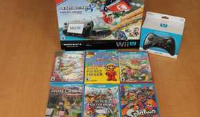 Wii-U with games
