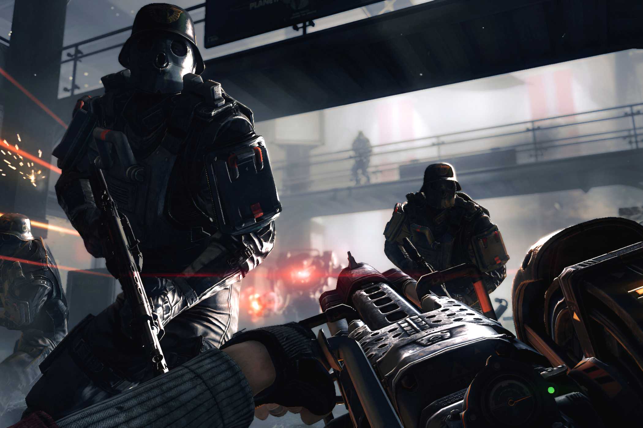 An image from the game Wolfenstein: The New Order.