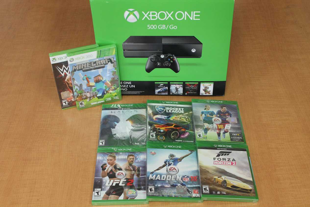 XBOX One with games