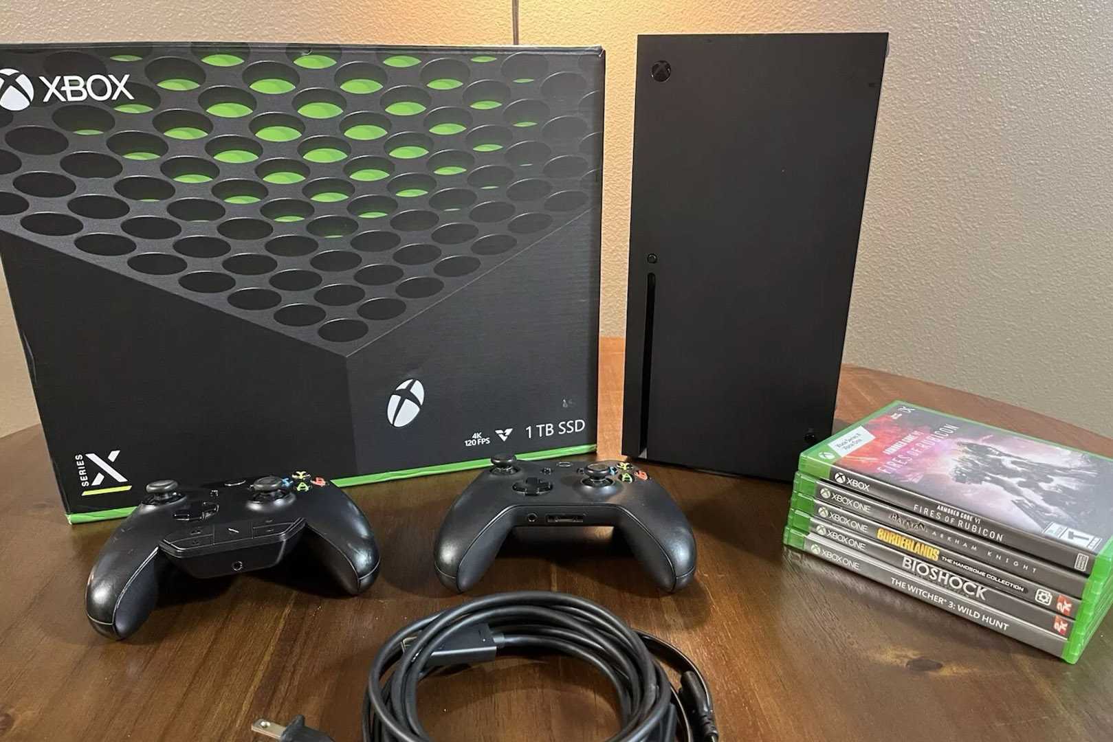XBOX Series X with games
