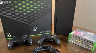 XBOX Series X with games
