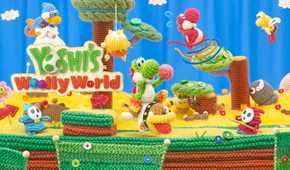 Hand-crafted Yoshi's Woolly World figures featuring Mario Characters