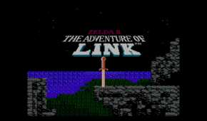 Zelda 2: The Adventure of Link title screen