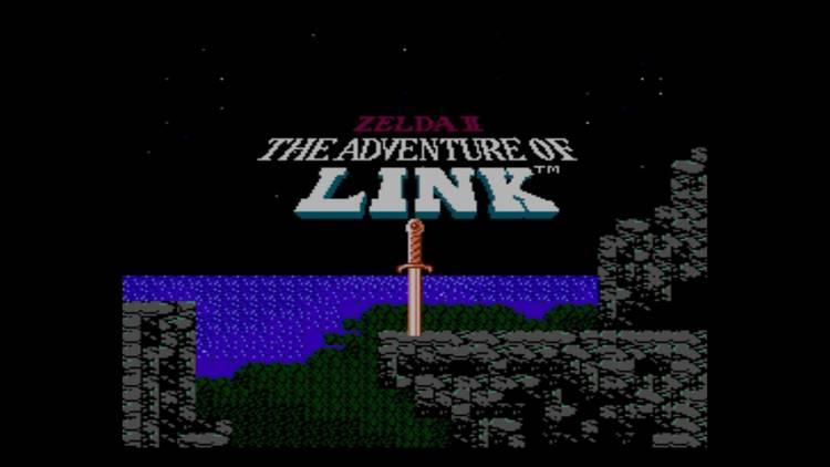 Zelda 2: The Adventure of Link title screen