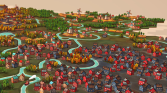 Artwotk of Dorfromantik