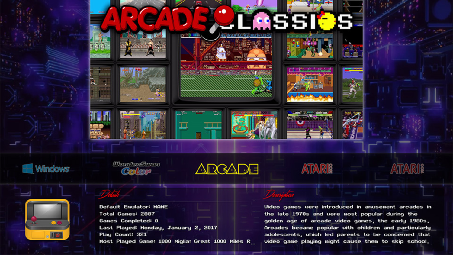 Arcade Classics in BigBox