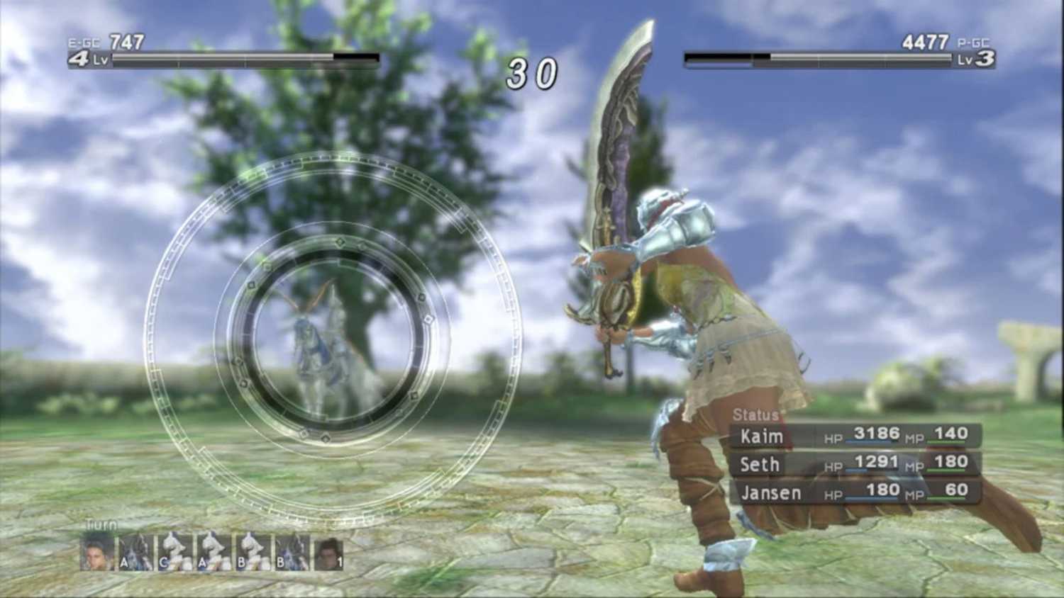 A screenshot of Lost Odyssey