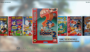 A list of Sonic games on LaunchBox