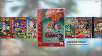 A list of Sonic games on LaunchBox