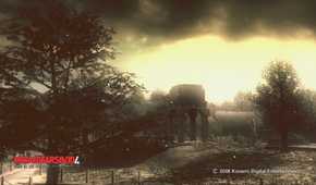 The Title Screen of Metal Gear Solid 4: Guns of the Patriots