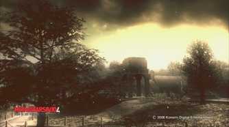 The Title Screen of Metal Gear Solid 4: Guns of the Patriots