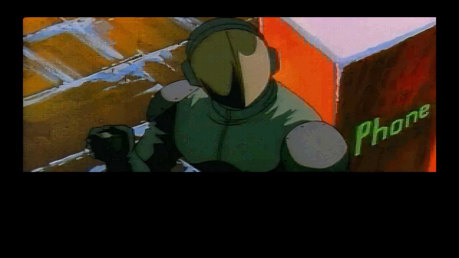 The Masked Bomber In Policenauts for Sega Saturn.