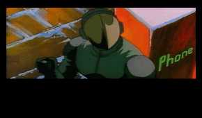 The Masked Bomber In Policenauts for Sega Saturn.
