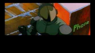 The Masked Bomber In Policenauts for Sega Saturn.