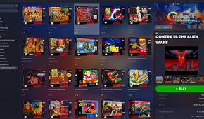 Contra III selected in the LaunchBox library