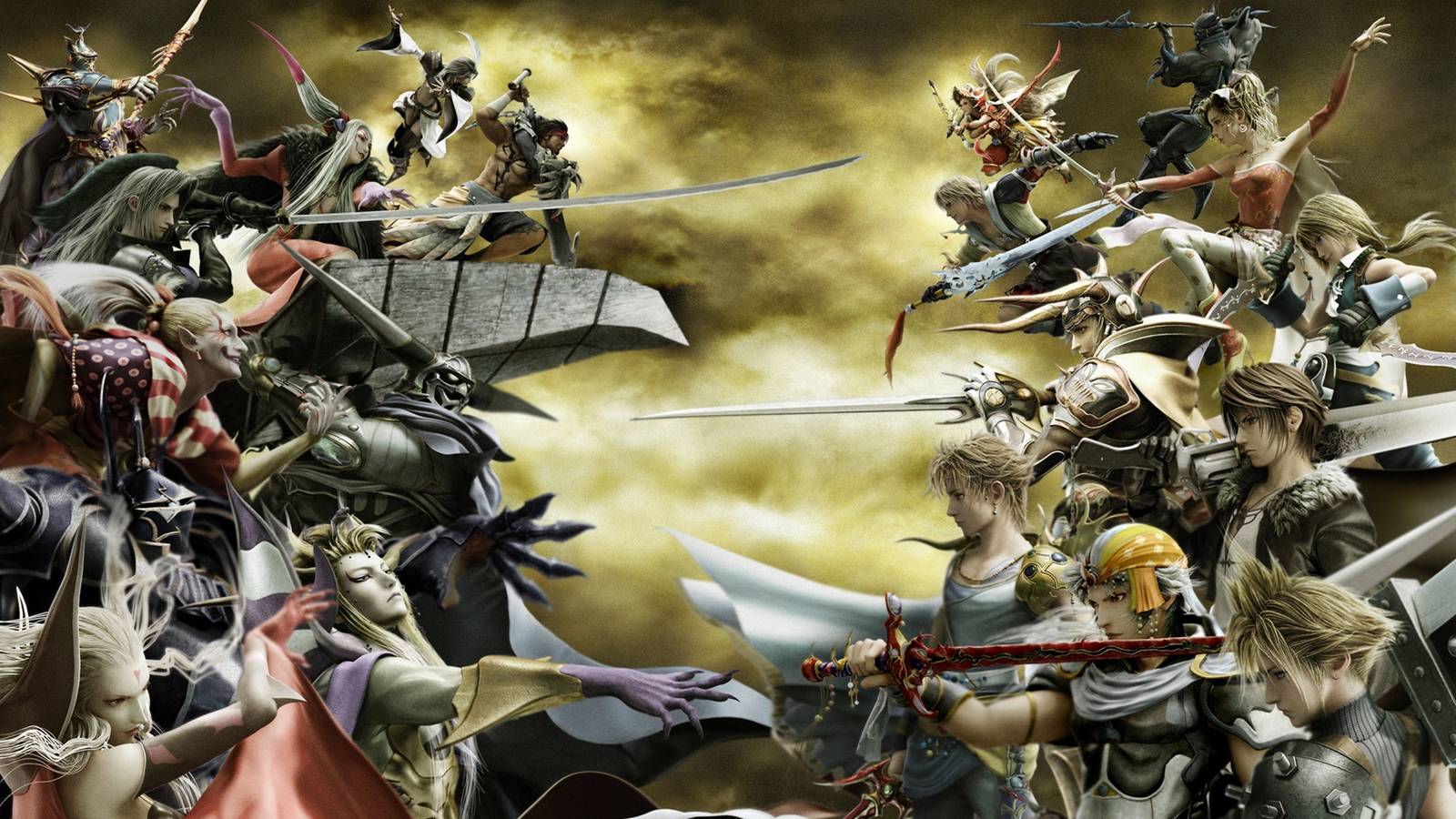 The key art from Dissidia Final Fantasy