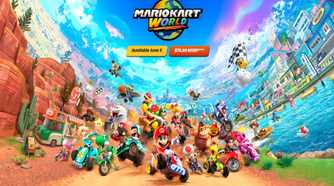 A screenshot showing Mario Kart World costing $80 USD