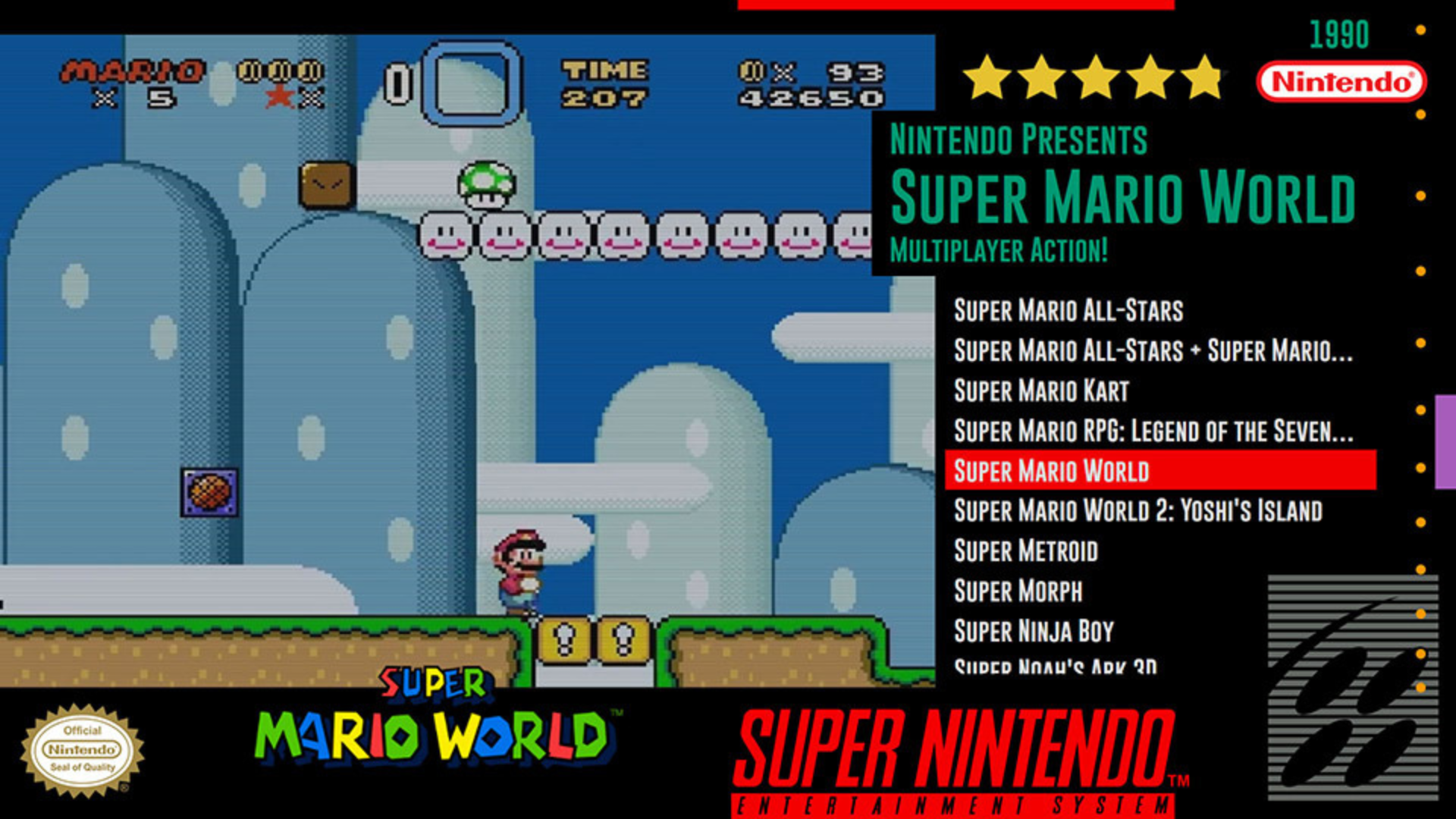 Super Mario World on LaunchBox
