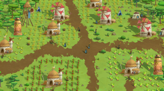 A village in The Wandering Village