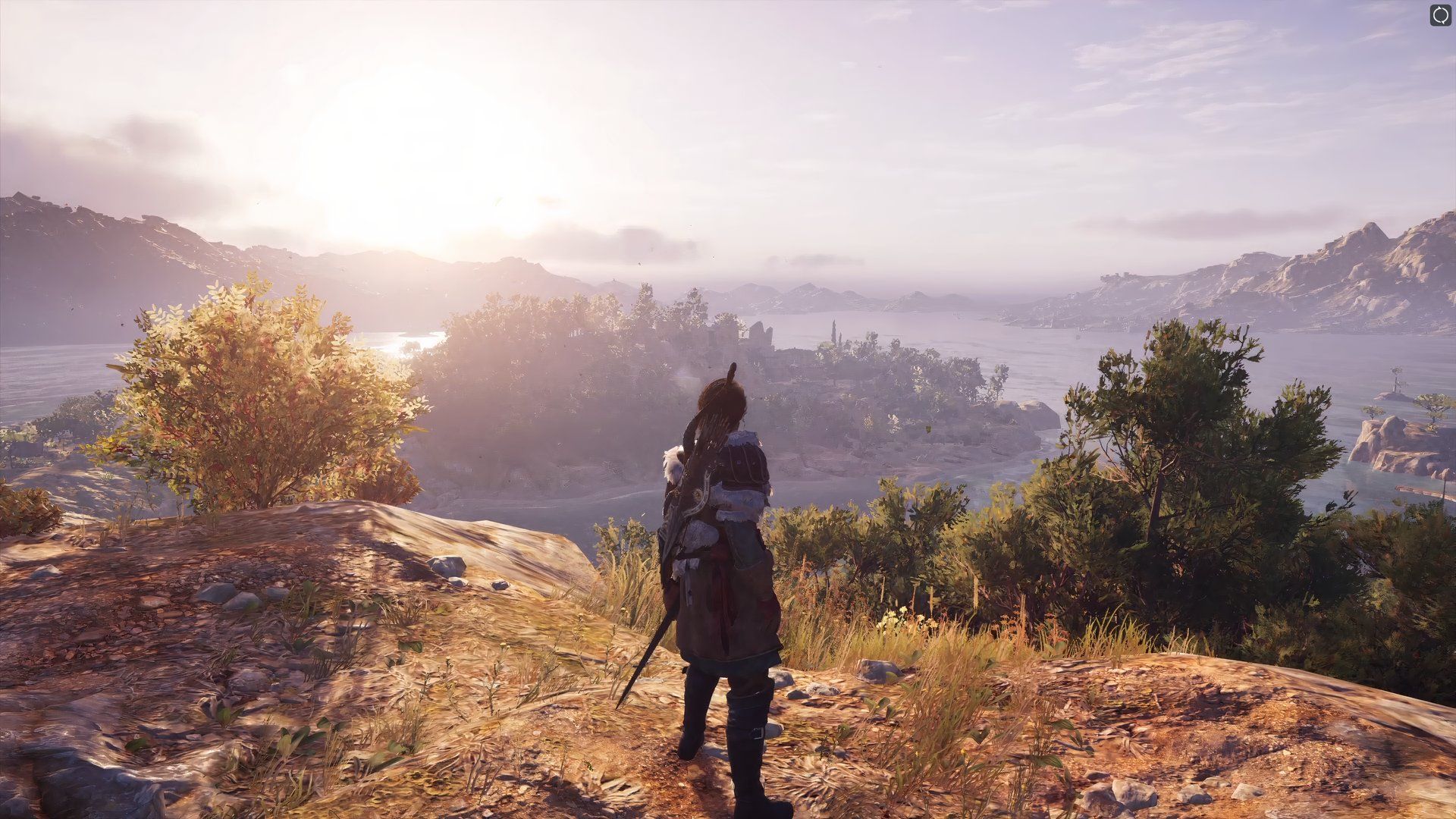 A beautiful view in Assassin's Creed Odyssey
