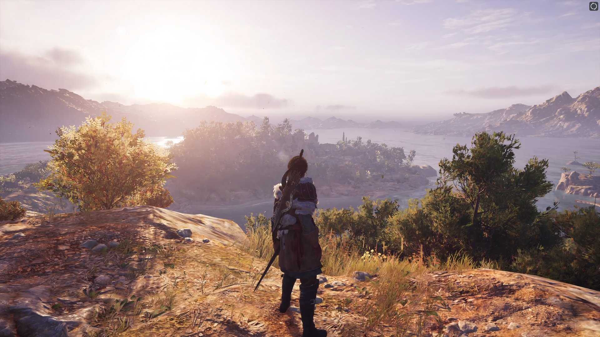 A beautiful view in Assassin's Creed Odyssey