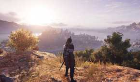 A beautiful view in Assassin's Creed Odyssey