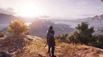 A beautiful view in Assassin's Creed Odyssey