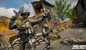 Call of Duty: Black Ops 6 Operator pointing at something out of frame