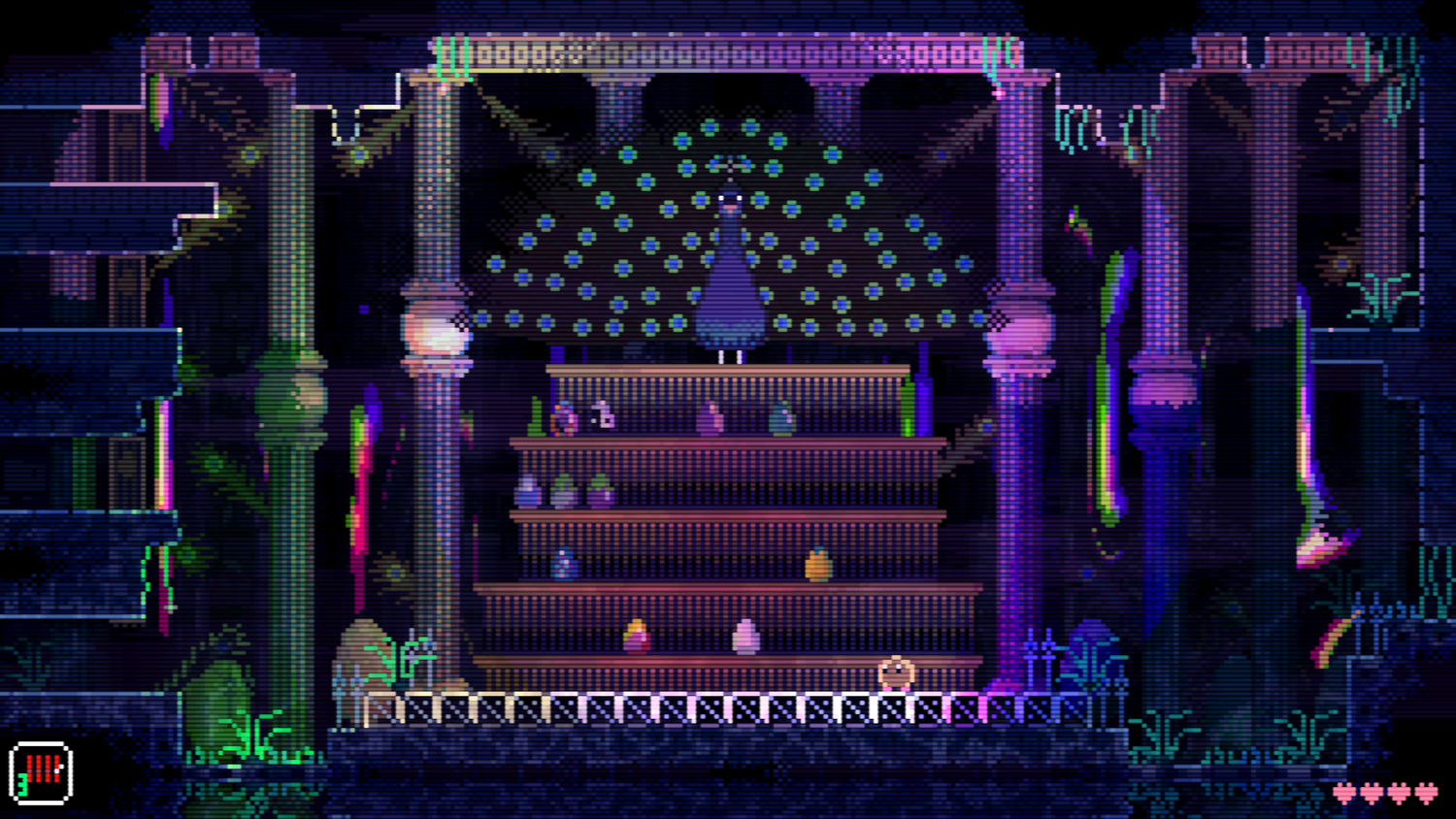 A screenshot from the game Animal Well.