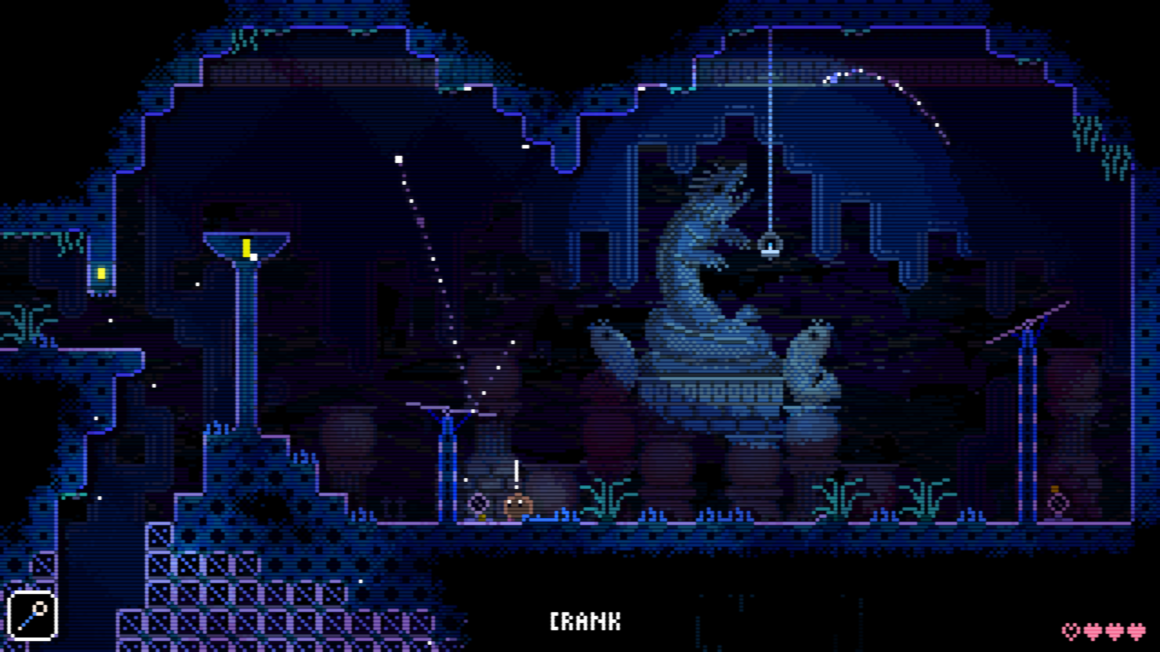 A screenshot from the game Animal Well.