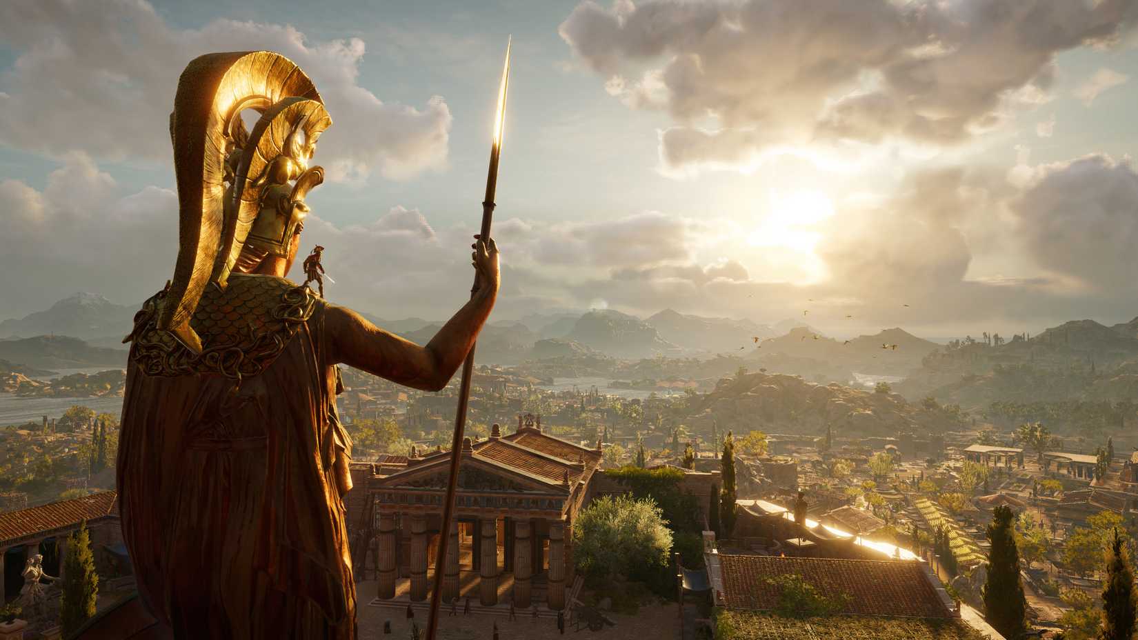 A beautiful screenshot of Assassin's Creed Odyssey's world.