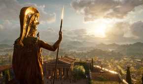 A beautiful screenshot of Assassin's Creed Odyssey's world.