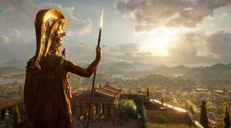 A beautiful screenshot of Assassin's Creed Odyssey's world.