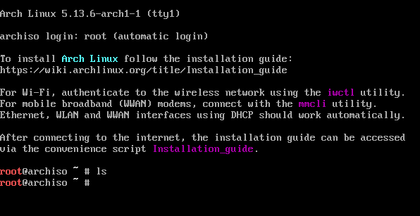 Arch_Linux_live_environment_screenshot