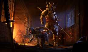 An image of Naoe and Yasuke from Assassin's Creed Shadows.