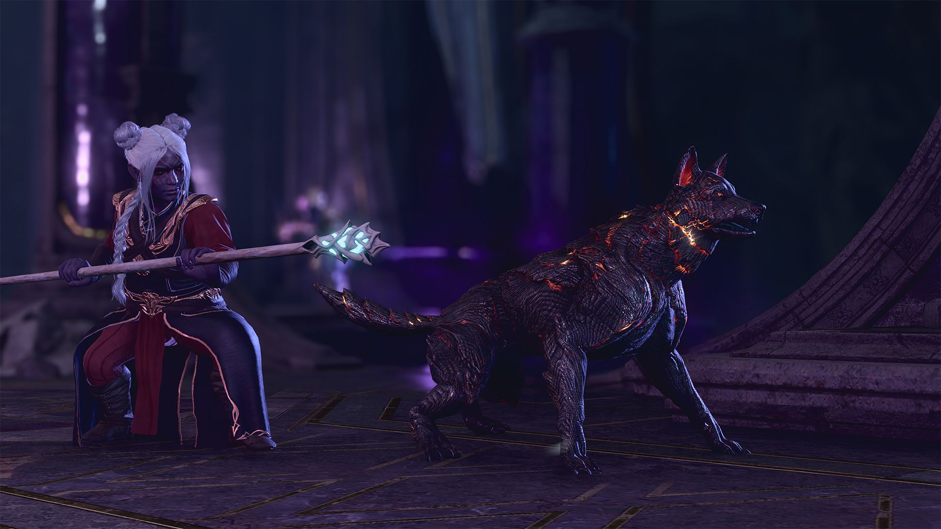 Summoning a dog in Baldur's Gate
