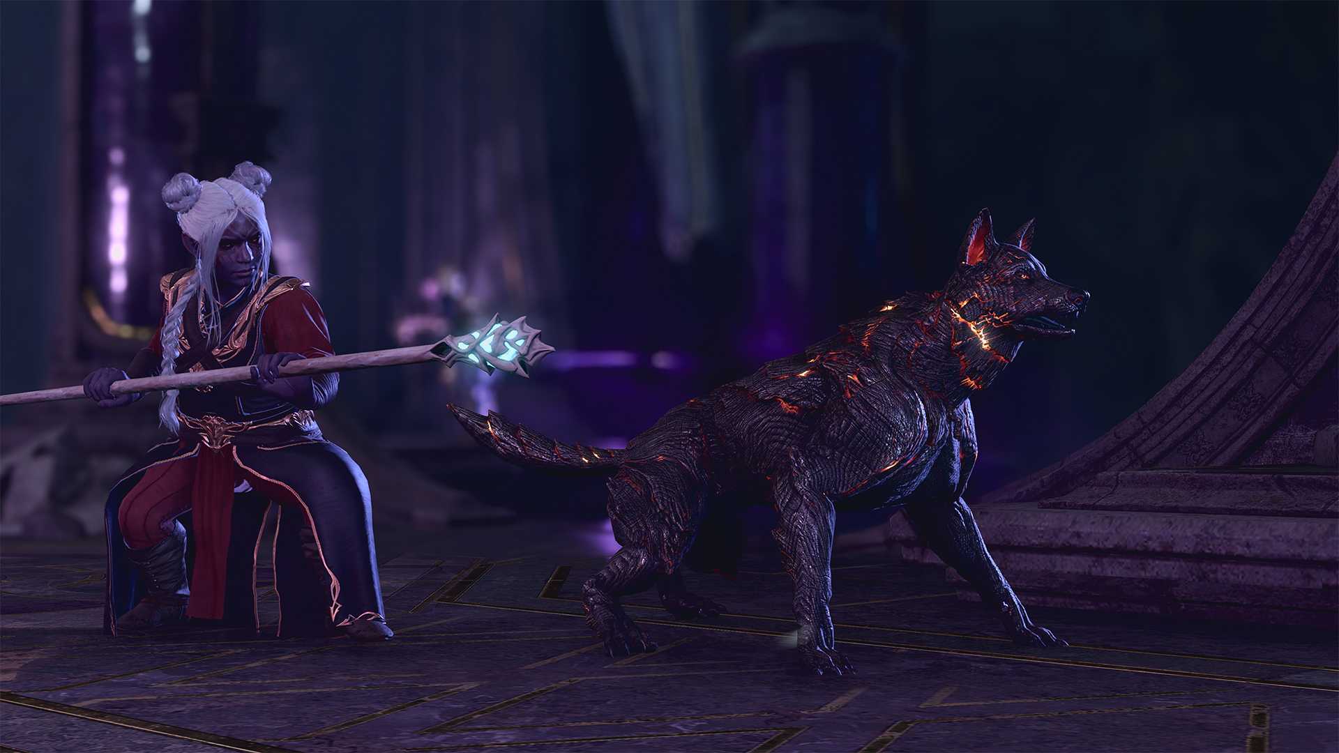 Summoning a dog in Baldur's Gate