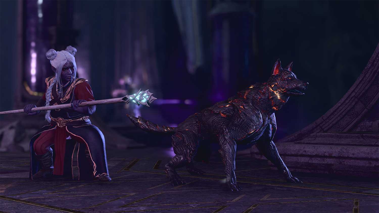 Summoning a dog in Baldur's Gate
