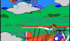 Bartman minigame in Bart's Nightmare