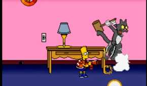 Itchy and Scratch minigame in Bart's Nightmare