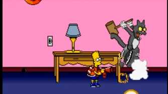 Itchy and Scratch minigame in Bart's Nightmare