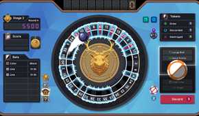 A game of Bingle Bingle on the second round