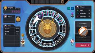 A game of Bingle Bingle on the second round
