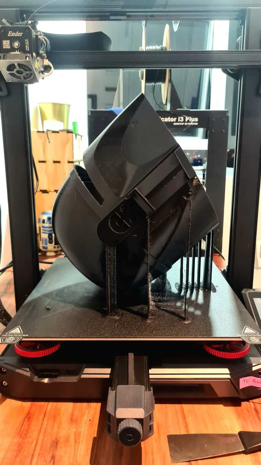 Boba Fett Helmet Printing by Pitahaya3D on Cults3d