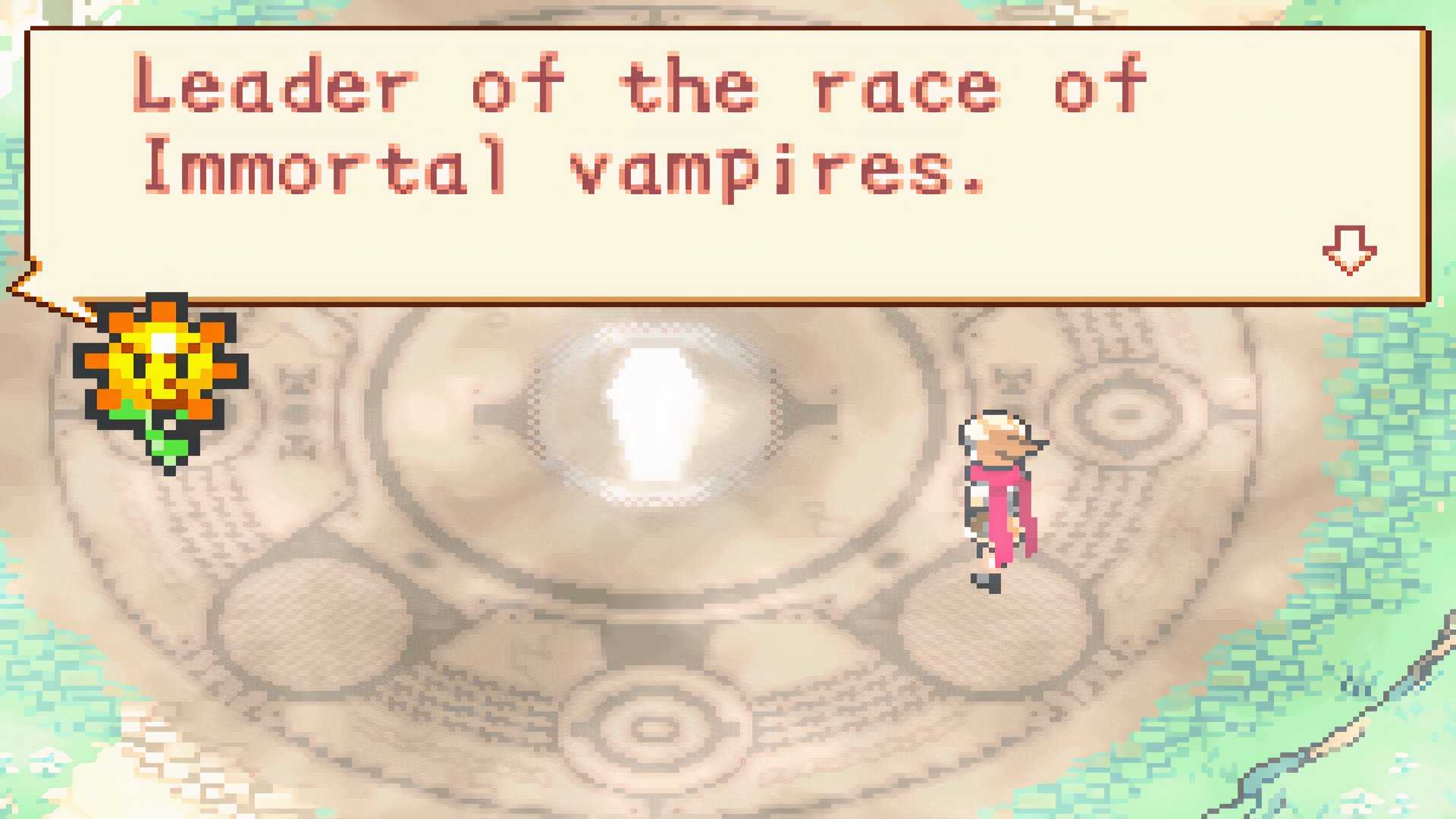 Talking by the Pile Driver in Boktai: The Sun is in Your Hand