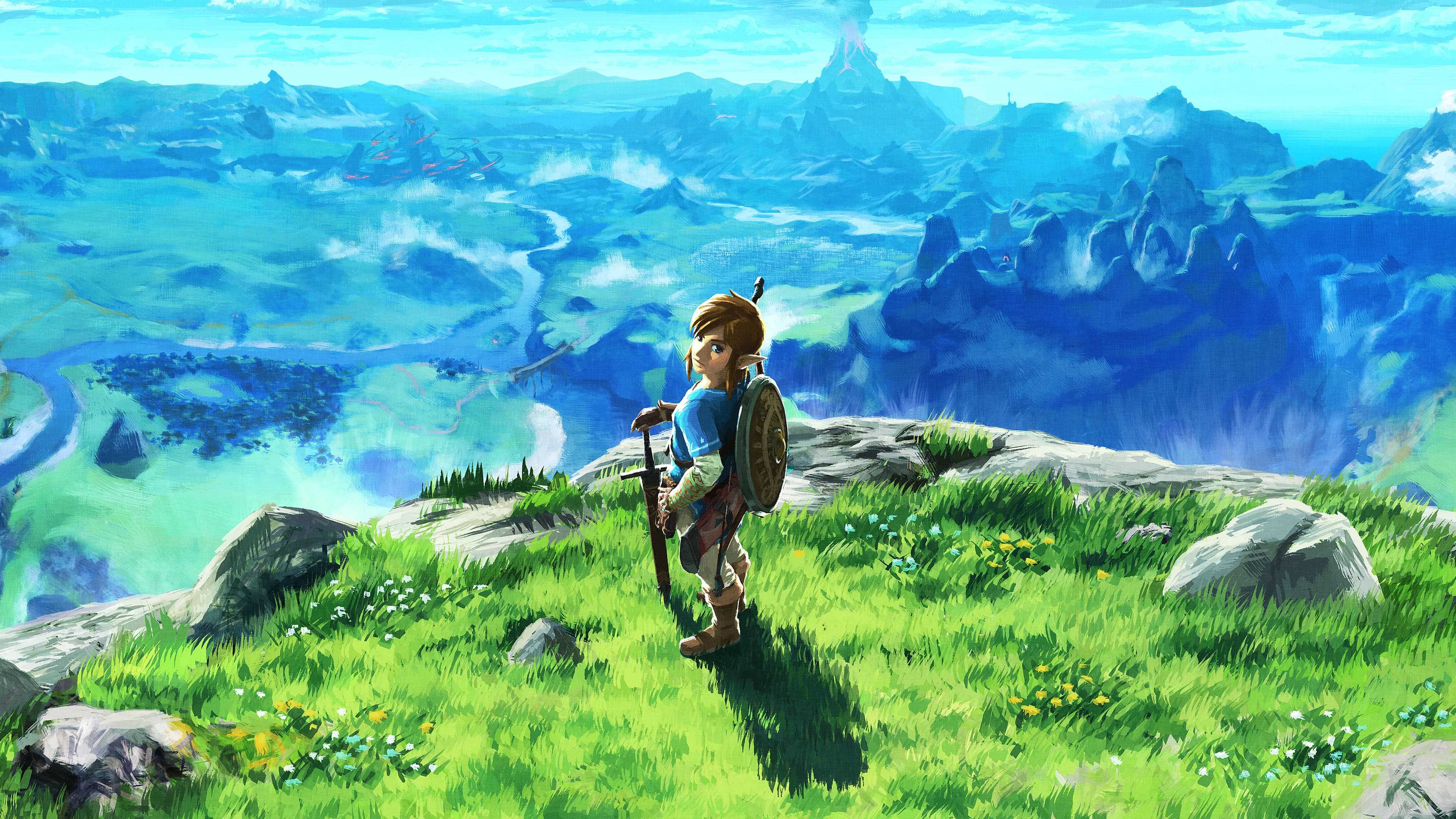 The Legend of Zelda: Breath of the Wild box art in Europe.