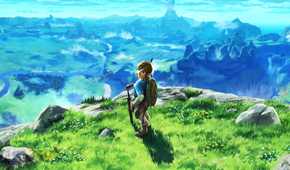 The Legend of Zelda: Breath of the Wild box art in Europe.