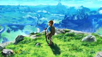 The Legend of Zelda: Breath of the Wild box art in Europe.