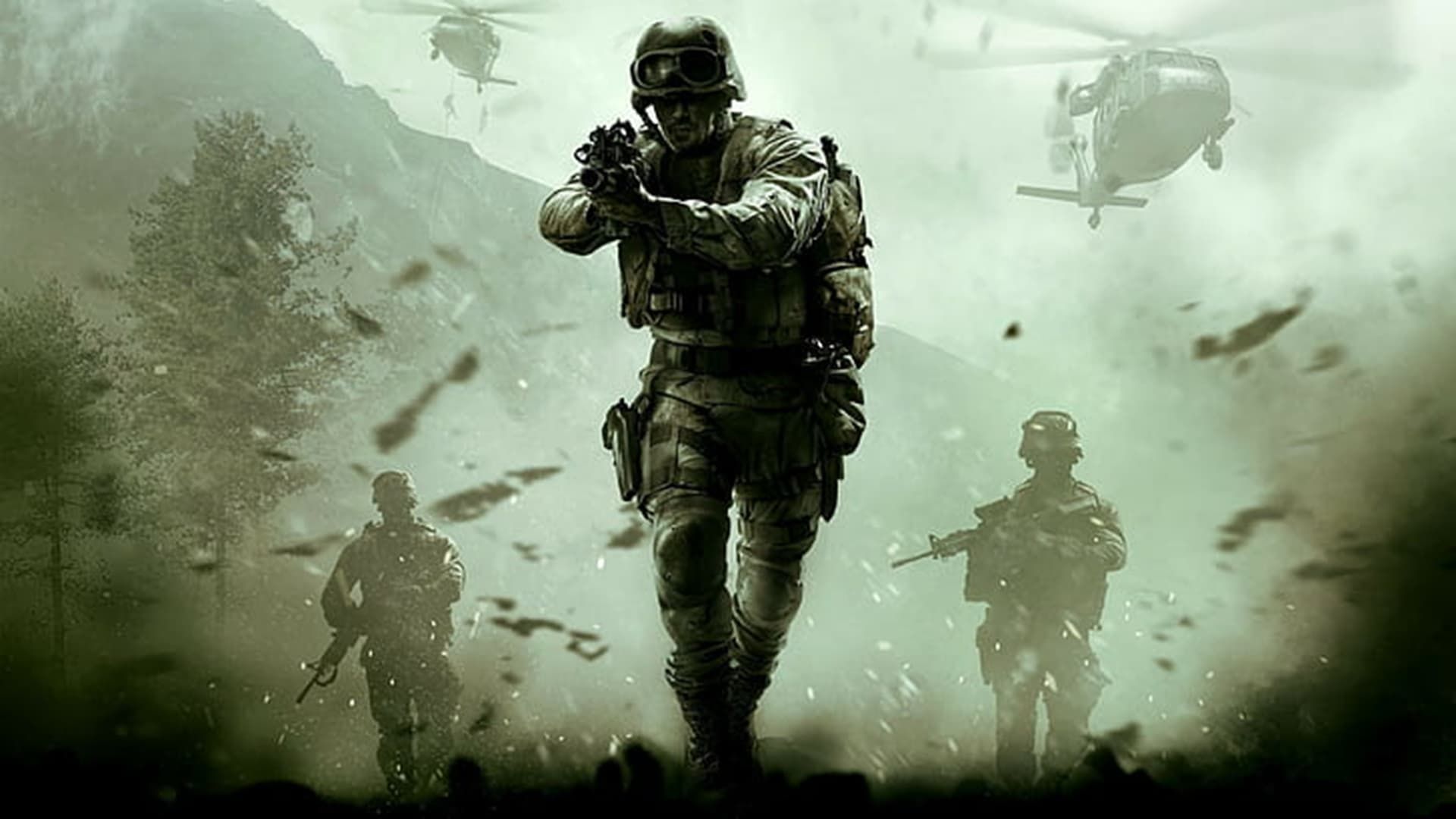 Call of Duty 4: Modern Warfare box art.