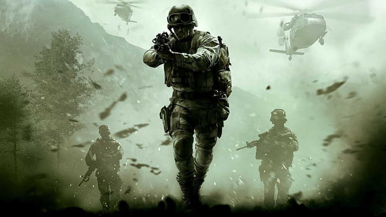Call of Duty 4: Modern Warfare box art.